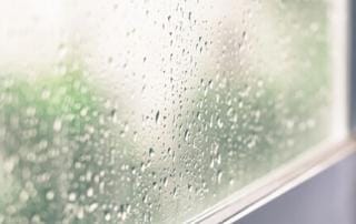 double glazed window with condensation Peterborough