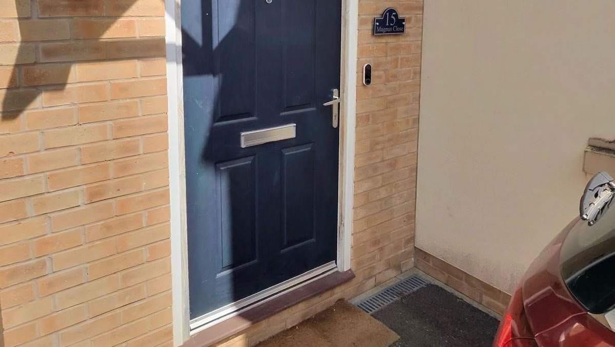 South Facing Composite Door Peterborough Old replacement composite door Cardea Peterborough