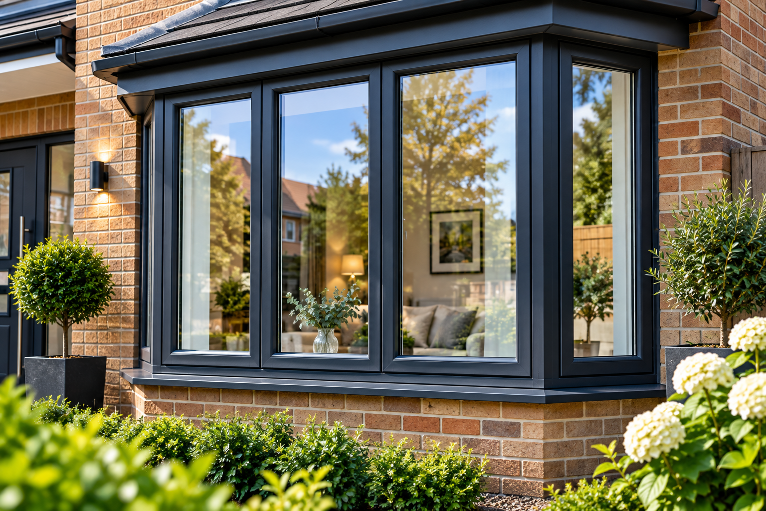 Modern grey window installation Peterborough