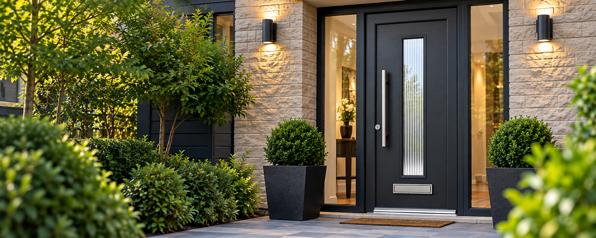 Rockdoor composite front door professionally installed in Peterborough