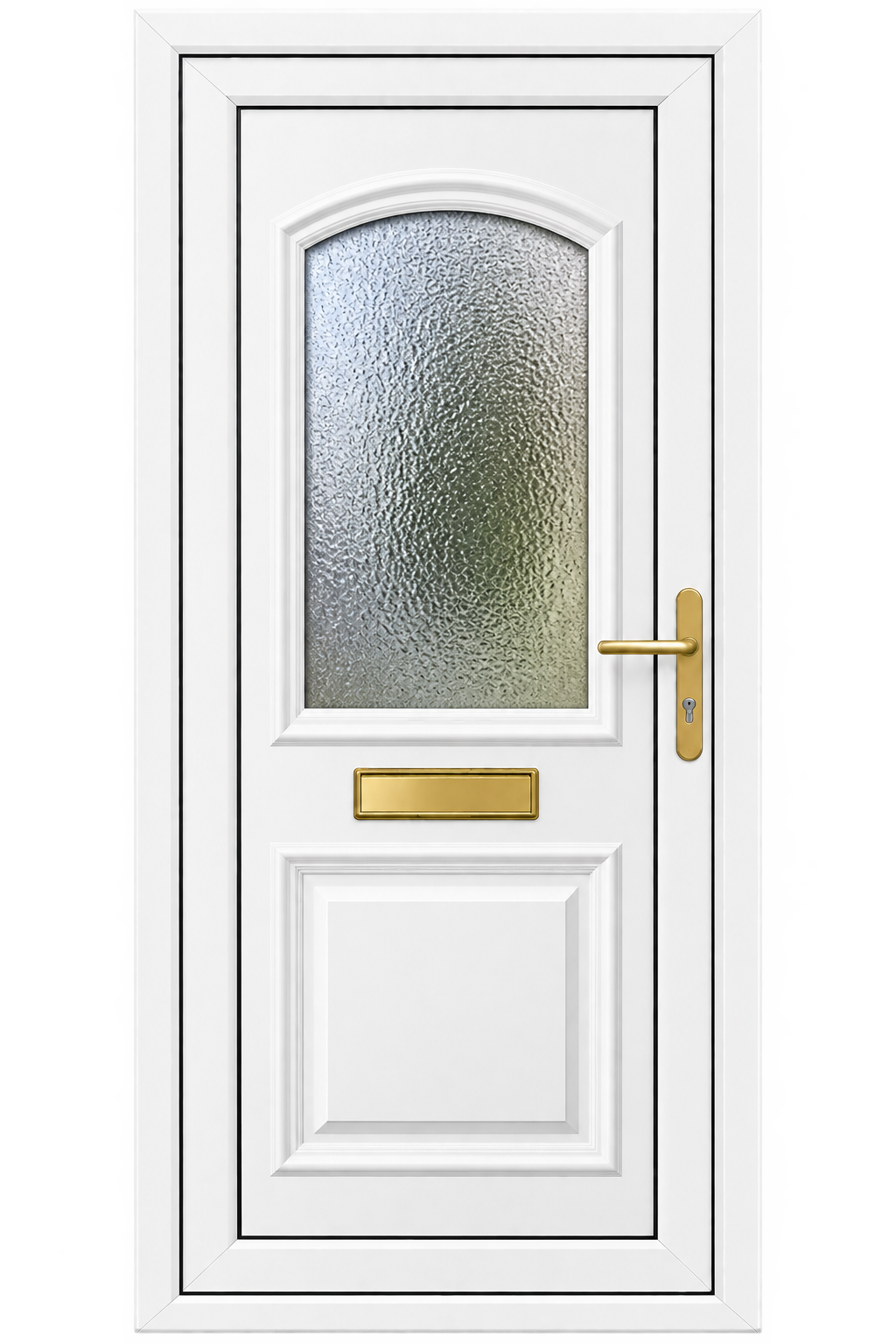 Hurst Balmoral One Small Aperture uPVC front door Peterborough