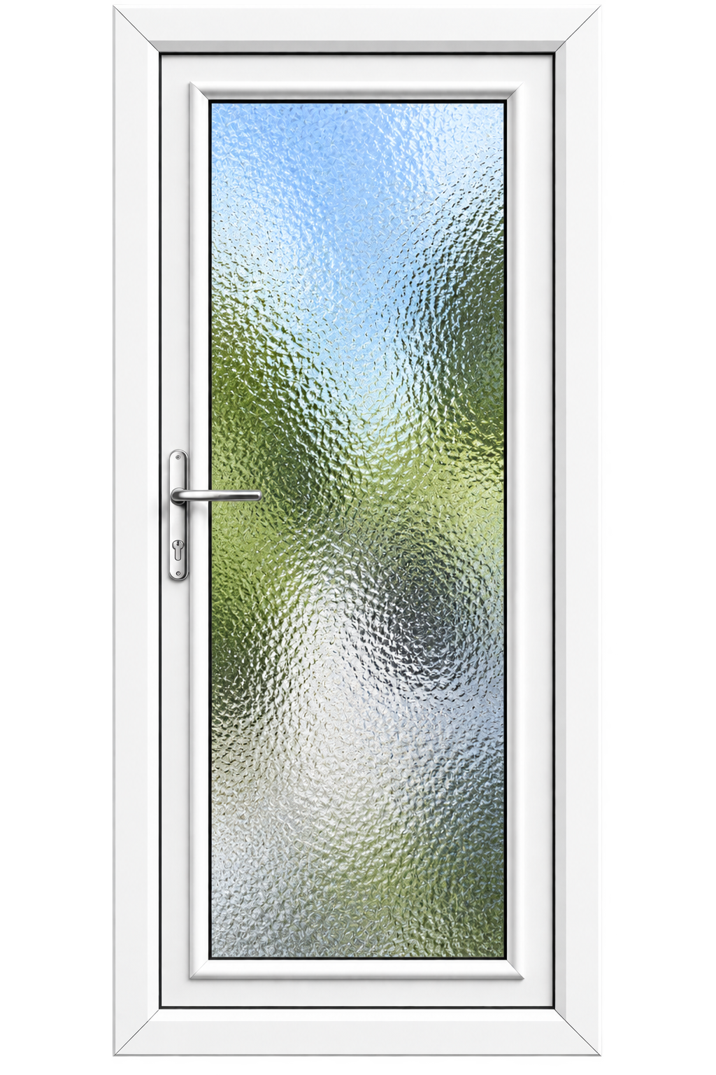 Full Obscured Glass uPVC back door Peterborough