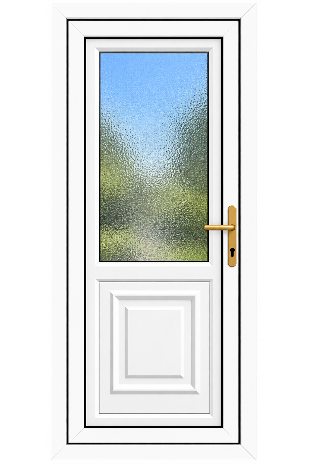 Hanover Half Panel uPVC back door Peterborough