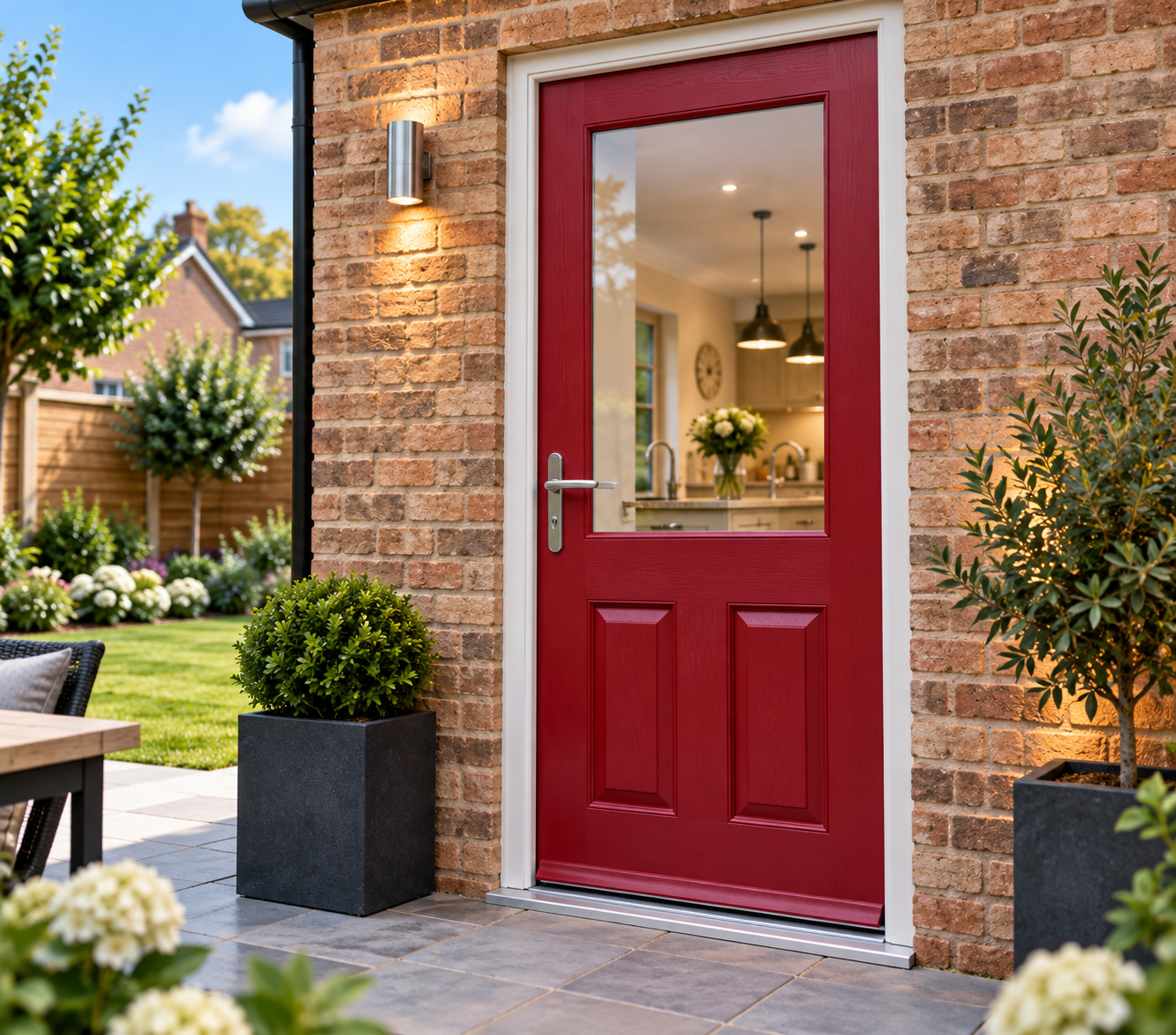 Rockdoor Windsor composite back door professionally installed in Peterborough